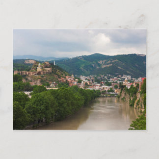 Mt'k'vari River Flowing, Tbilisi Postcard