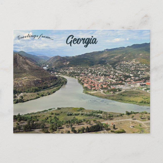 Mtskheta Georgia Postcard (Front)