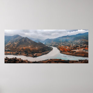 Mtskheta Jvari Georgia Poster
