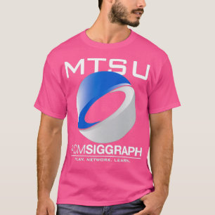MTSU ACM SIGGRAPH White Letters T-Shirt