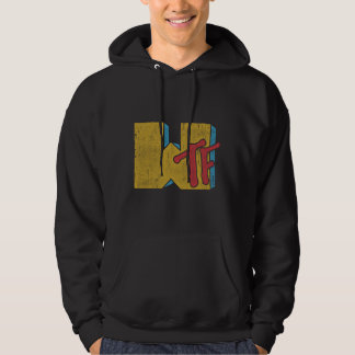 Mtv Logo WTF Distressed Style Hoodie