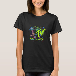 Mtv Music Television Alien Invasion Ufo T-Shirt