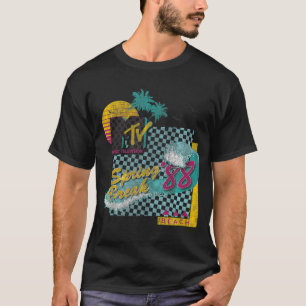 MTV Spring Break 88 Vintage Surf Graphic  T-Shirt