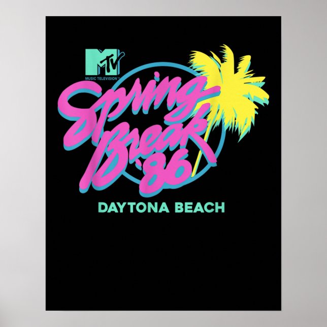 MTV Spring Break Daytona Beach Poster (Front)