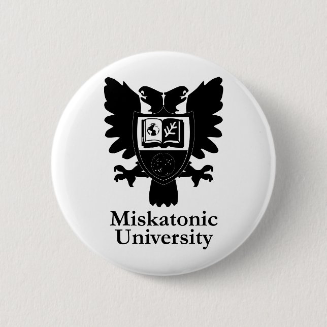 MU-Heraldic-Crest-zazzle 6 Cm Round Badge (Front)