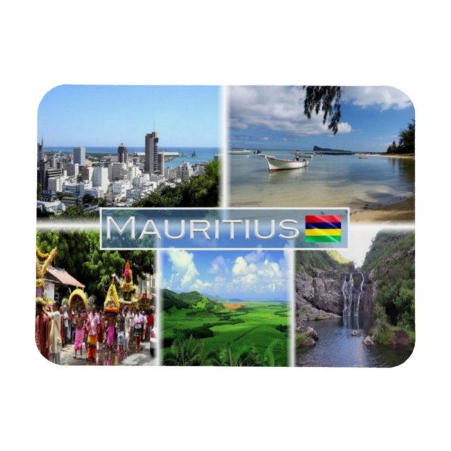 MU Mauritius - Port Louis - Magnet (Horizontal)