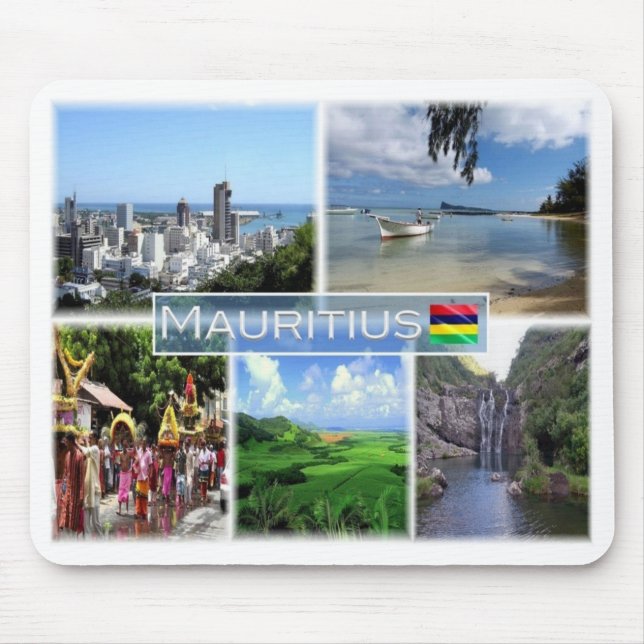 MU Mauritius - Port Louis - Mouse Mat (Front)