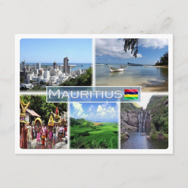 MU Mauritius - Postcard (Front)