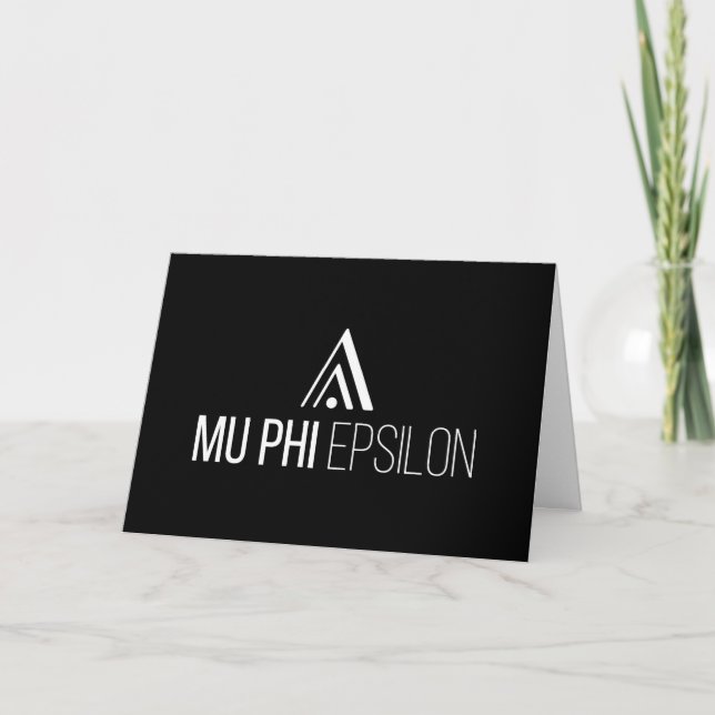 Mu Phi Epsilon Logo Card (Front)