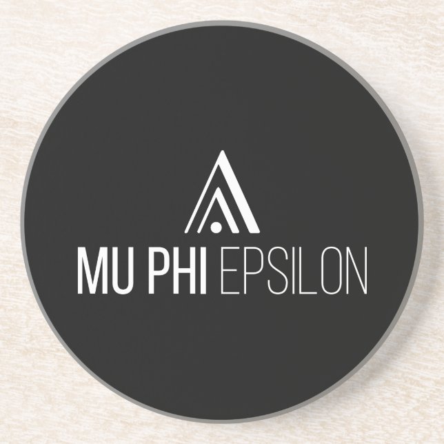 Mu Phi Epsilon Logo Coaster (Front)