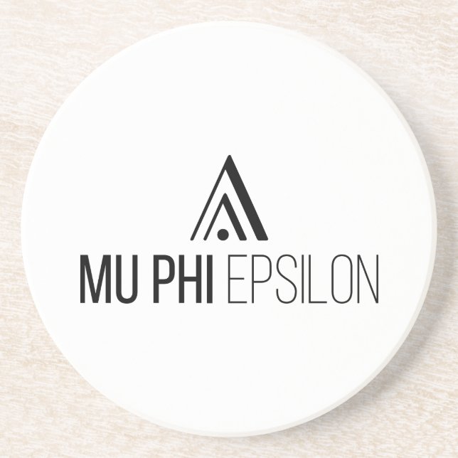 Mu Phi Epsilon Logo Coaster (Front)