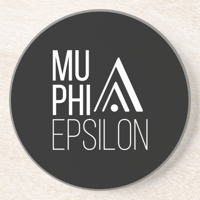 Mu Phi Epsilon Logo Coaster (Front)