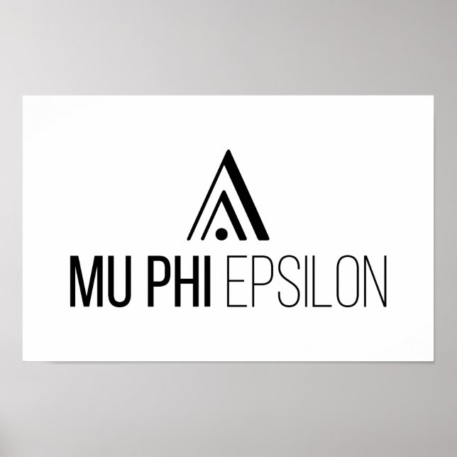 Mu Phi Epsilon Logo Poster (Front)