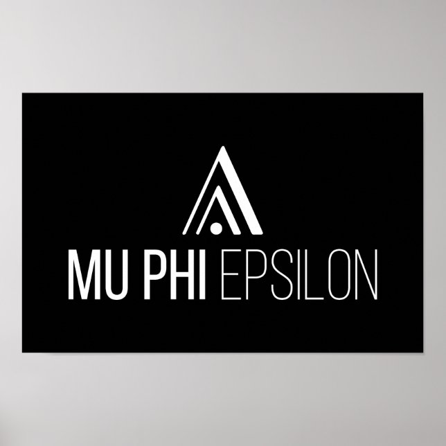 Mu Phi Epsilon Logo Poster (Front)