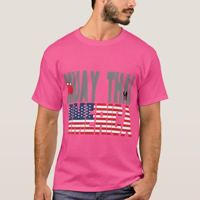 Muay Thai America Mma Fitness Mma Fighter T-Shirt (Front)