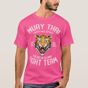 Muay Thai And Kickboxing Tiger T-Shirt