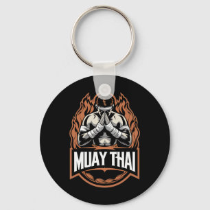 Muay Thai And Thai Boxing Fighter Key Ring