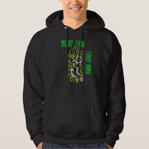 Muay Thai Astronaut, Chill, Mma, Striking, Jiu Jit Hoodie