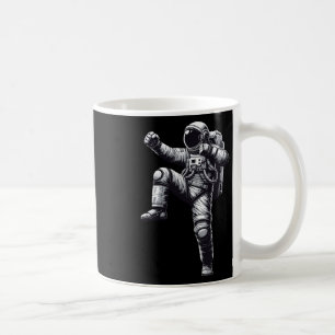 Muay Thai Astronaut Kickboxing Coffee Mug