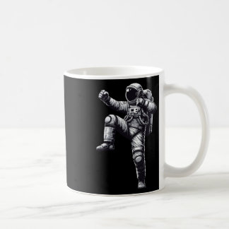 Muay Thai Astronaut Kickboxing Coffee Mug