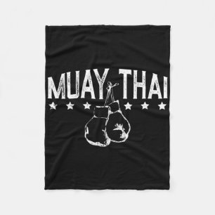 Muay Thai Boxing For Martial Arts Lovers 1 Fleece Blanket