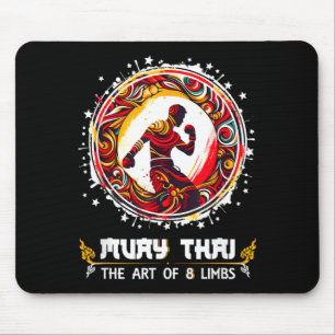 Muay Thai Boxing Kickboxing MMA Thailand Muay Thai Mouse Mat