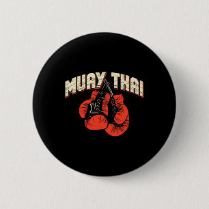 Muay Thai Boxing Martial Arts – Kickboxing 6 Cm Round Badge