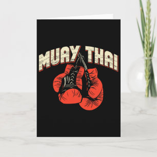 Muay-thai Boxing Martial Arts - Kickboxing Card