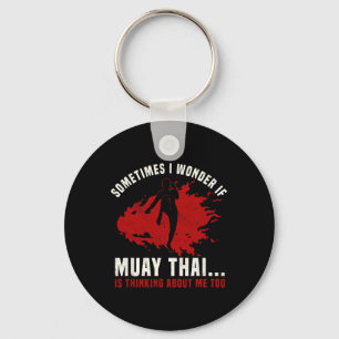 Muay Thai Boxing Teacher Kickboxing Martial Arts I Key Ring
