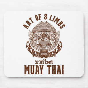 Muay Thai Boxing Thai Boxing Boxer Art Of 8 Limbs Mouse Mat