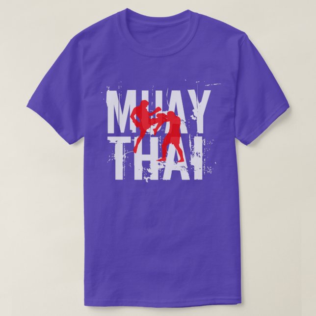Muay Thai Boxing Thaiboxing Fighter T-Shirt (Design Front)