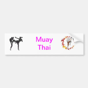 Muay Thai Bumper Sticker
