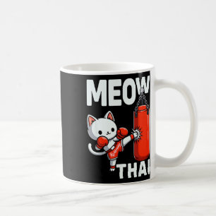 Muay Thai Cat Boxing Martial Arts Fighter Sport Cu Coffee Mug