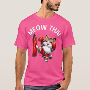 Muay Thai Cat Meow Thai Boxing I Love Thailand Sou T-Shirt