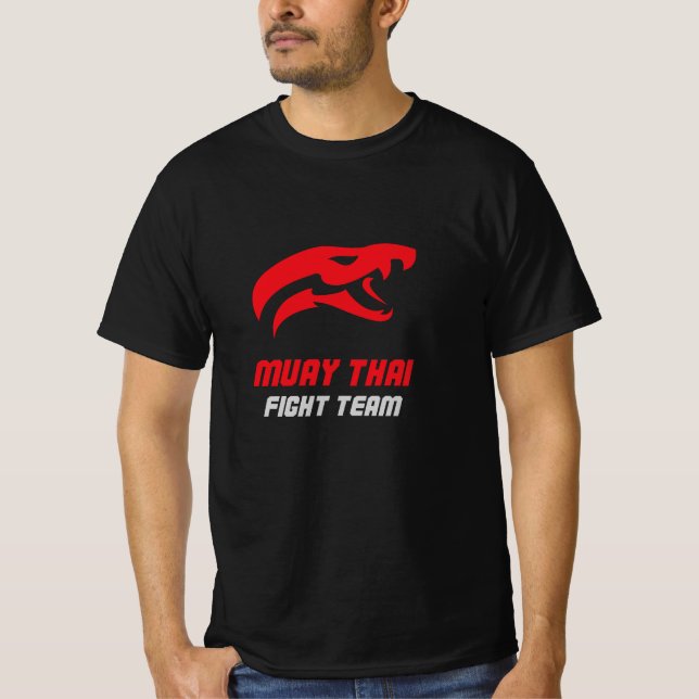 Muay Thai Cobra Fight Team T-Shirt (Front)