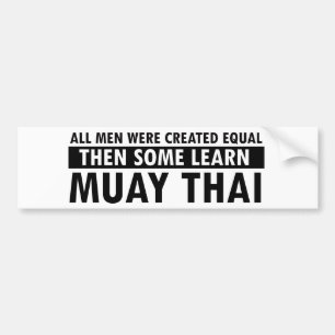 Muay Thai designs Bumper Sticker
