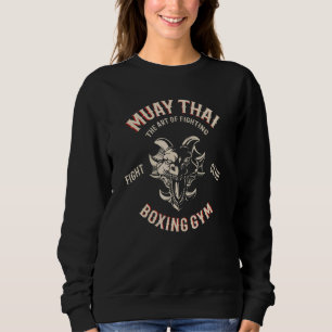 Muay Thai Dragon Mma Fighting Thai Boxing Sweatshirt