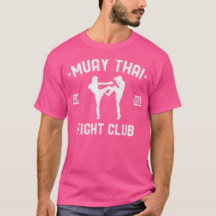 Muay Thai Fight Club Tiger Mma Street Fight Kickbo T-Shirt