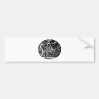 Muay Thai, Fight, Thai-Boxing Bumper Sticker