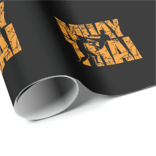 Muay Thai fight with style Wrapping Paper