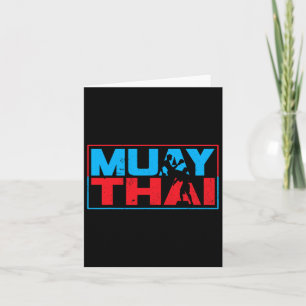 Muay Thai Fighter Boxing Martial Arts Hob Card