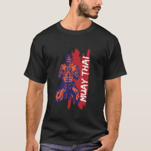 Muay Thai Fighter Combat Sports and Martial Arts T-Shirt