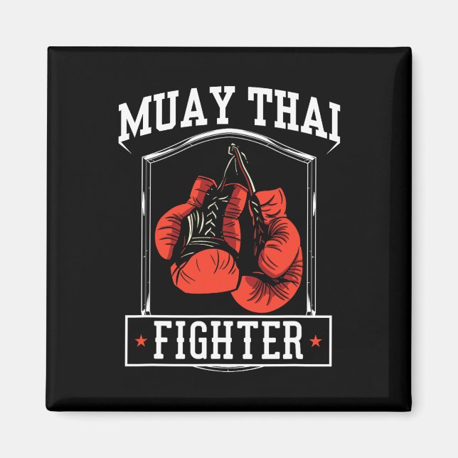 Muay Thai Fighter Hob1  Magnet (Front)