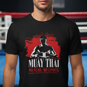 Muay Thai Fighter – No Fear No Limits T-Shirt