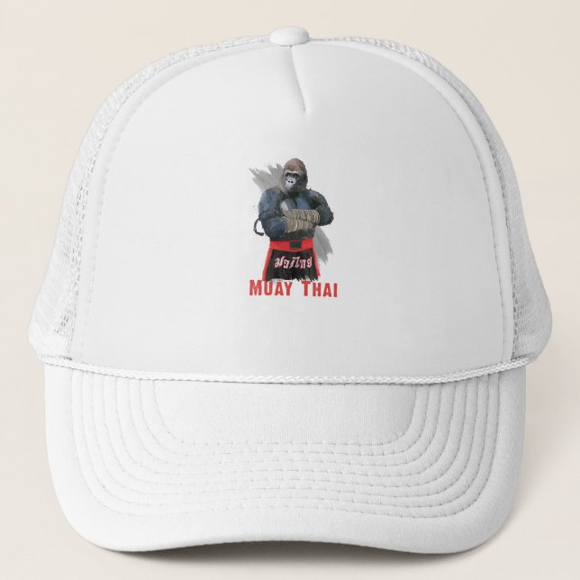 Muay Thai Fighter Trucker Hat (Front)