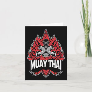 Muay Thai Fighting - Thai Boxing Fighter Card