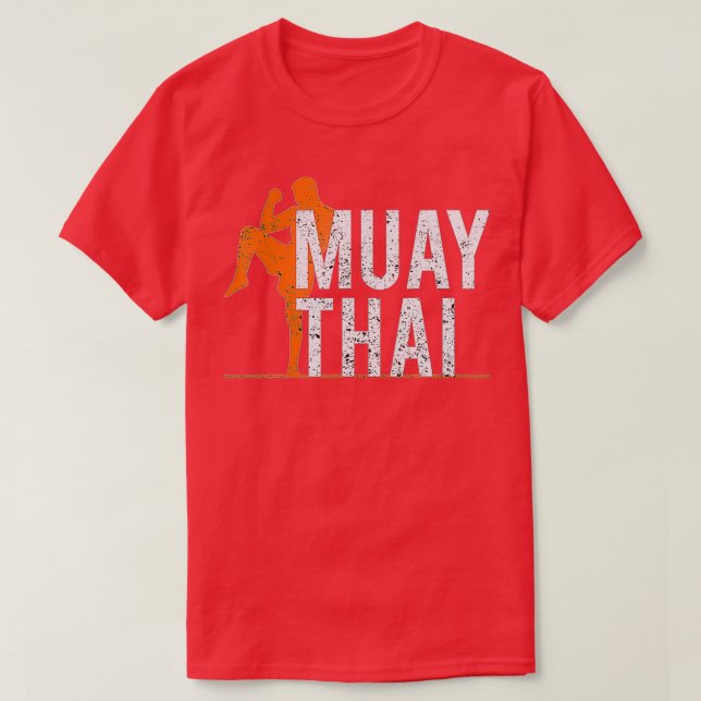 Muay Thai For Men Women Kids Fighter Kickboxing T-Shirt (Design Front)