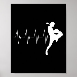 Muay Thai Heartbeat Thai Boxing Poster