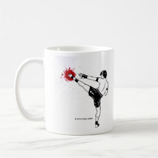 Muay Thai, "Just Kick It!" mug