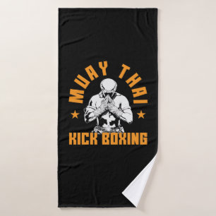 Muay Thai Kickboxen Bath Towel